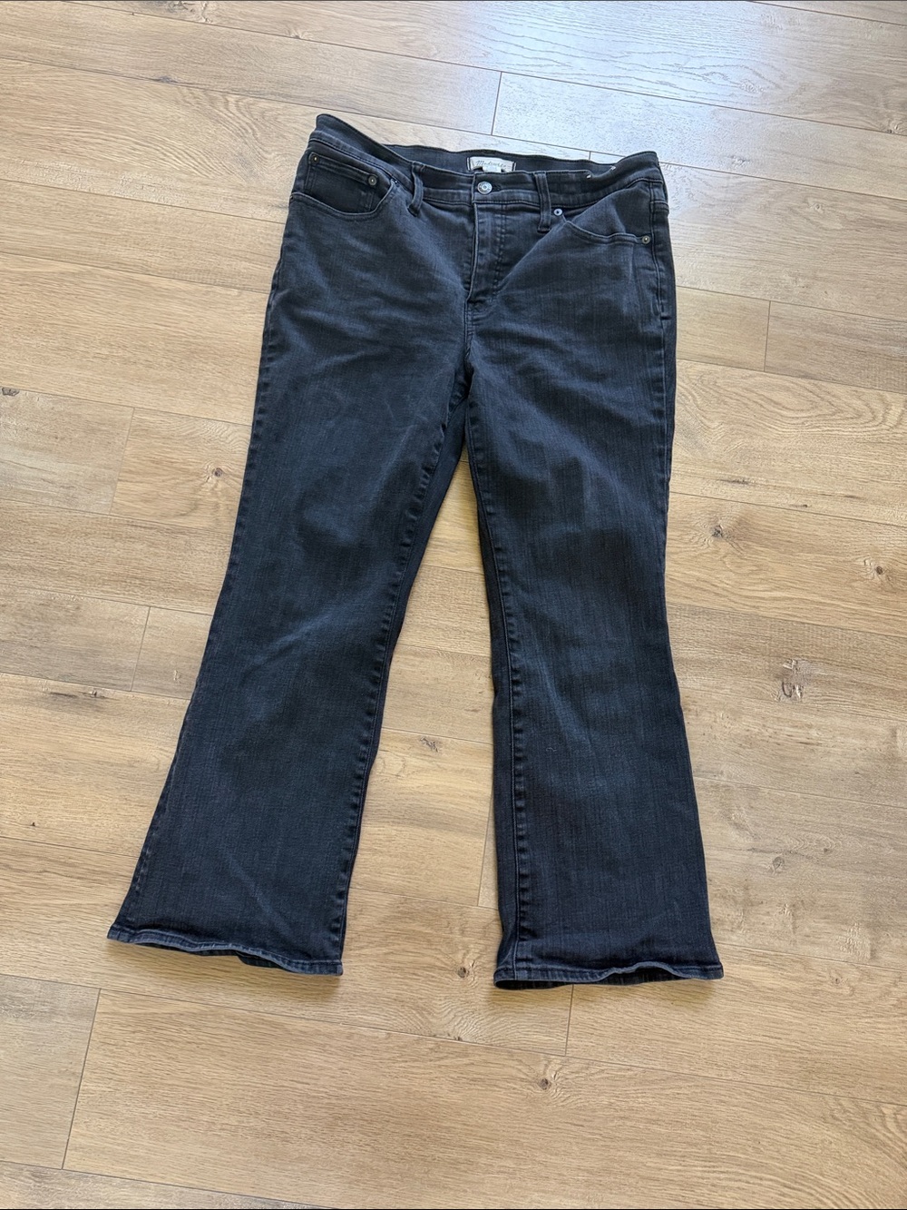 Madewell Black Flare Jeans